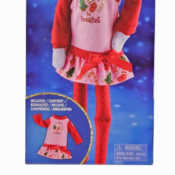 Elf Christmas Outfit The Elf on the Shelf Yummy Cookie Nightgown Outfit NEW - Picture 3 of 5